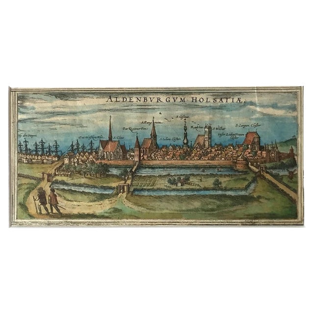 Map of Aldenburgum Holsatie - From ''Civitates Orbium Terrarum'' - 1575 1575 For Sale