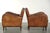 Vintage Industrial Sheepskin Lounge Chairs, Set of 2 For Sale - Image 4 of 14