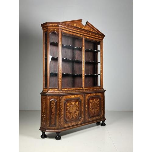 Dutch Marquetry Cabinet, 1760s For Sale - Image 5 of 8