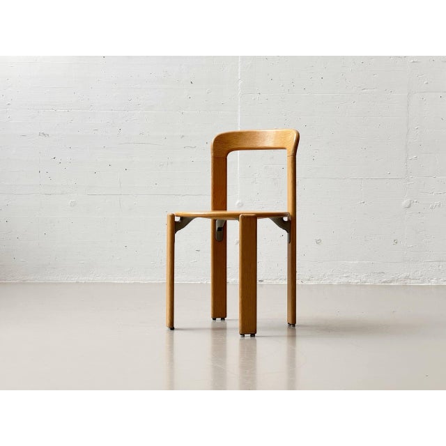 Wood Model 3300 Rey Chair by Bruno Rey for Dietiker, Switzerland, 1970s For Sale - Image 7 of 16