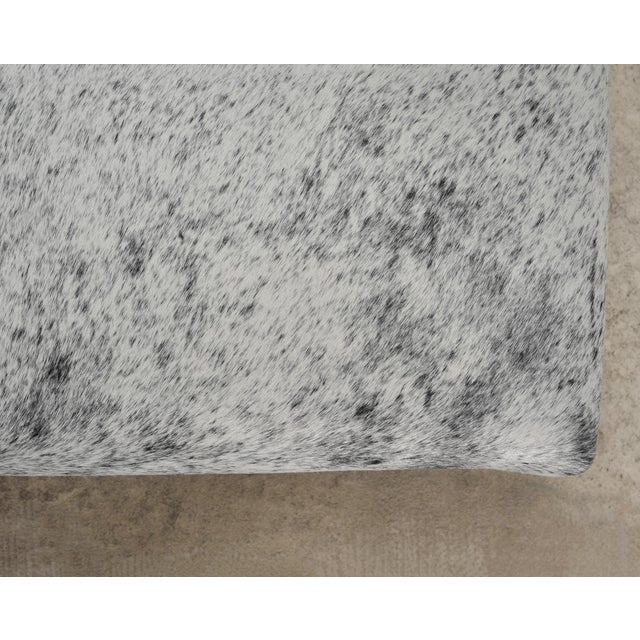 Ralph Lauren "Os De Mouton" Leather Cowhide Upholstered Bench For Sale - Image 12 of 18