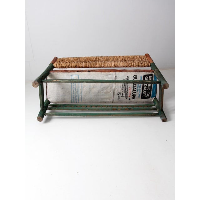 Vintage Mexican Hacienda Chair, Sofa and Loveseat Set For Sale - Image 9 of 15