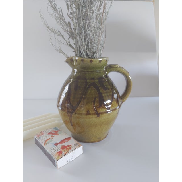 Mid-Century Japanese Studio Pottery Jug For Sale In San Francisco - Image 6 of 9