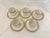 Limoges, France Vintage C.Ahrenfeldt Limoges 24kt Gold Rim Set of 5 Demitasse Cup/Saucer Set - 10 pcs For Sale - Image 4 of 7