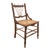 Spindle Back Cane Side Chair For Sale