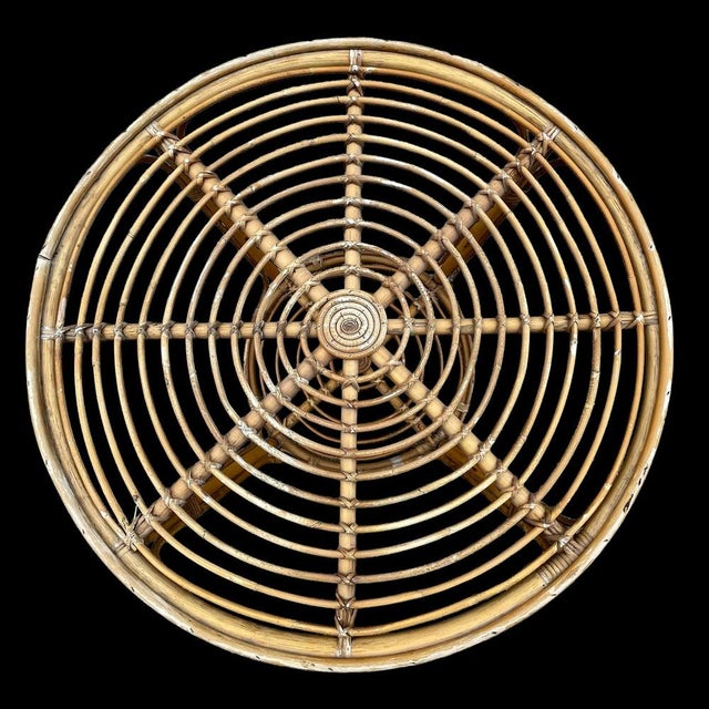 Rattan Armchairs & Table, 1960s, Set of 3 For Sale - Image 12 of 18