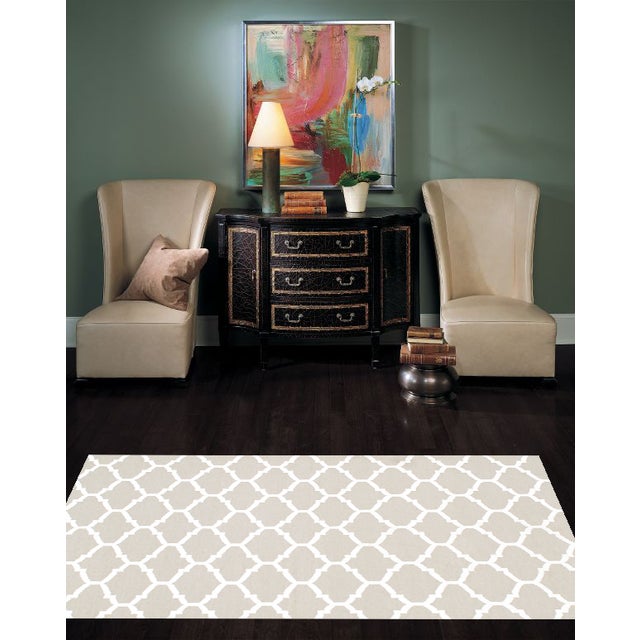 HandWoven Modern Trellis Rug 5′7″ × 8′ Chairish