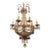 1920s Italian Beaded and Amethyst Chandelier For Sale