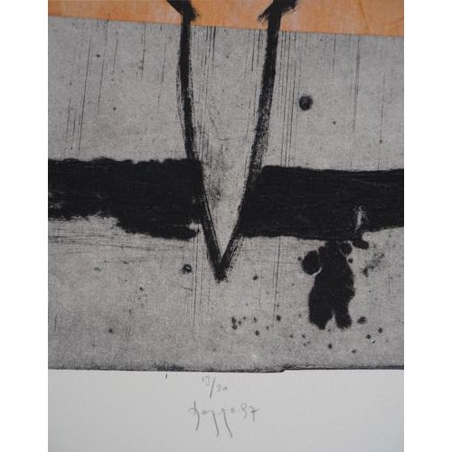 Didier HAGEGE Poire, 1997 Hand engraving raised on vellum Signed in pencil Dated Numbered out of /30 copies 56.5 x 56.5 cm...