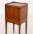 Hepplewhite Mahogany Bedside Table, late 18th century, with satinwood inlay and sliding tambour door cupboard above single...