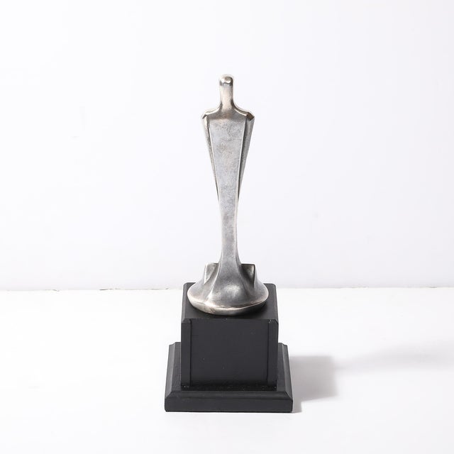 Art Deco Academy Award Prototype Oscar Sculpture Signed E. W. Lane For Sale - Image 10 of 11