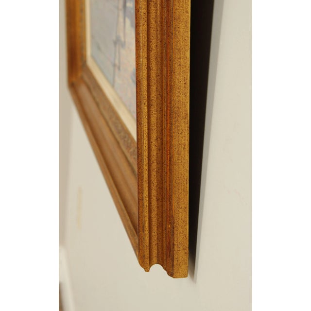 Late 20th C. Impressionist Style 'Paris' Street Scene by George Malva For Sale - Image 4 of 13