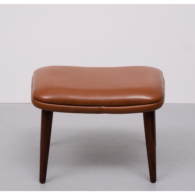 1950s Vintage Stool by Illum Wikkelsø, 1955 For Sale - Image 5 of 8