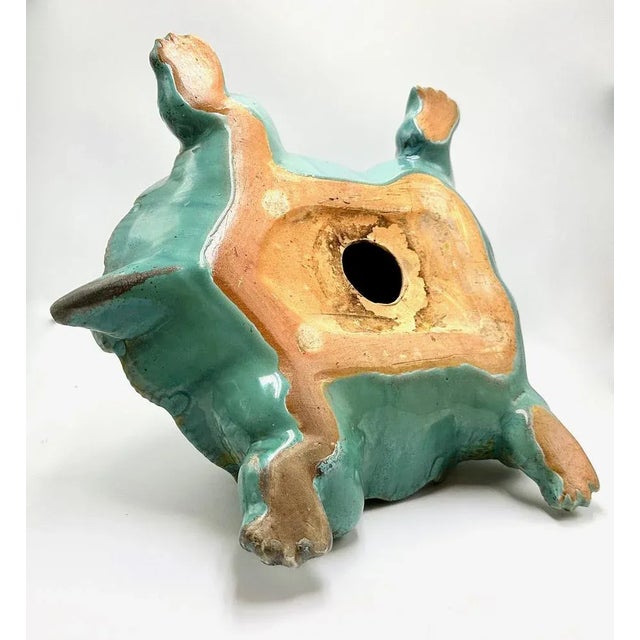 Large Italian Ceramic Turtle, 1960s For Sale - Image 11 of 12