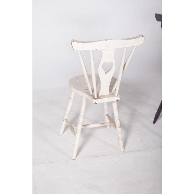 Portuguese Three Chairs with Codtail Backs, 1950s, Set of 3 For Sale - Image 9 of 10