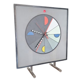 Morphos Clock by Kurt B. Delbanco for Acerbis, Italy, 1980s For Sale