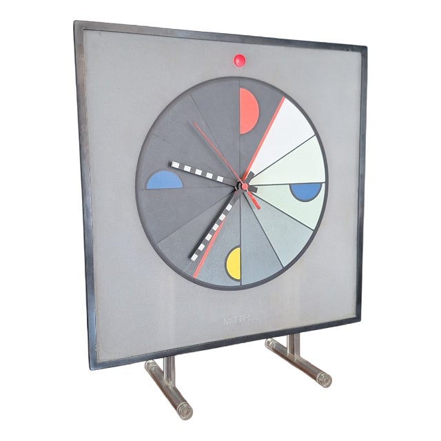 Morphos Clock by Kurt B. Delbanco for Acerbis, Italy, 1980s For Sale