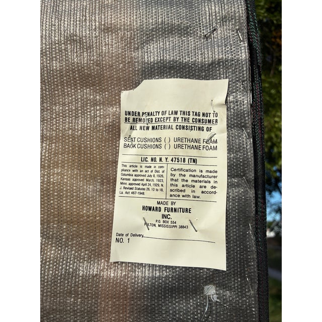 Howard’s Furniture Vintage Chippendale Style Sofa Couch For Sale In West Palm - Image 6 of 7