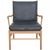 Colonial Chair in Ash and Black Leather from Ole Wanscher, 1990s For Sale - Image 13 of 13