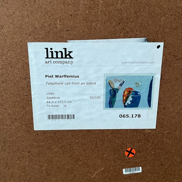 This 1955 painting by Dutch artist Pierre Hubert (Piet) Schoenmakers (1919–2009) marks his pivotal transition into...