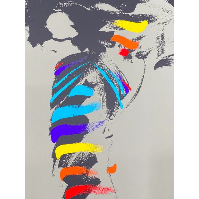 Black Dress Poster by Michel Canetti, 1980s For Sale - Image 10 of 13