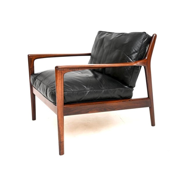 Wood Vintage Swedish Armchair by Folke Ohlsson for Dux, USA, 1960s For Sale - Image 7 of 11