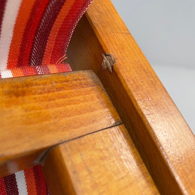 Brown Italian Modern Capri Deck Chair from Fratelli Reguitti, 1960s For Sale - Image 8 of 17
