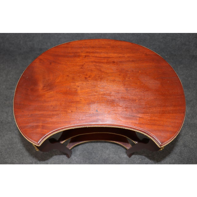 French Early 20th Century Bronze Mounted Mahogany French Louis XV French End Table For Sale - Image 3 of 11