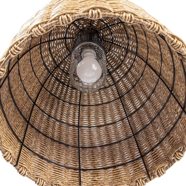Regina Andrew Beehive Outdoor Pendant, Weathered Natural, Small For Sale - Image 4 of 8