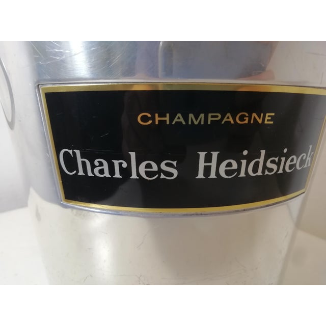 Champagne Ice Bucket by Charles Heidsieck, France, 1970s For Sale - Image 4 of 10