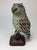 Mid 20th Century Amazing Hand Carved Hand Painted Folk Art Owl Sculpture For Sale - Image 4 of 7