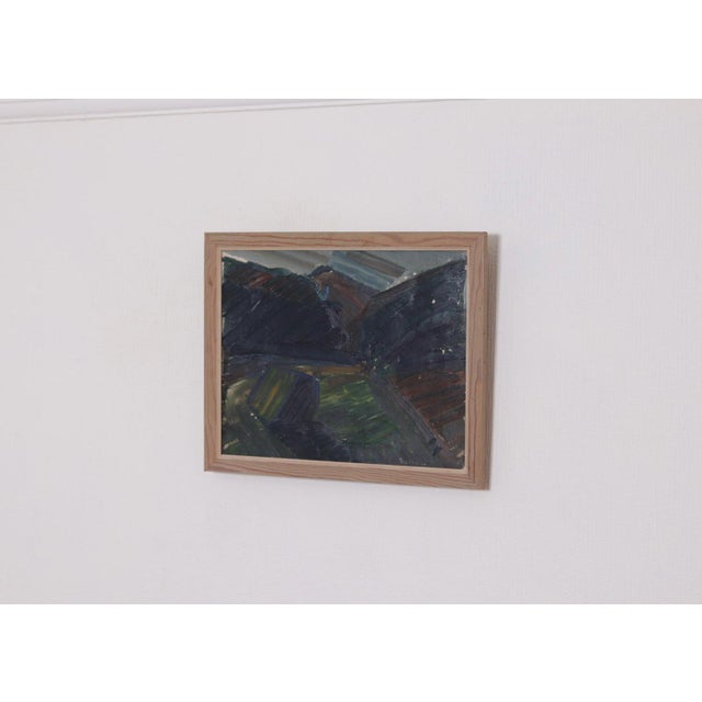 Georg Suttner, Mountains, 1950s, Oil on Canvas, Framed For Sale - Image 4 of 16