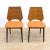 Black Pair of 1960s Occasional Chairs in Black & Orange For Sale - Image 8 of 9