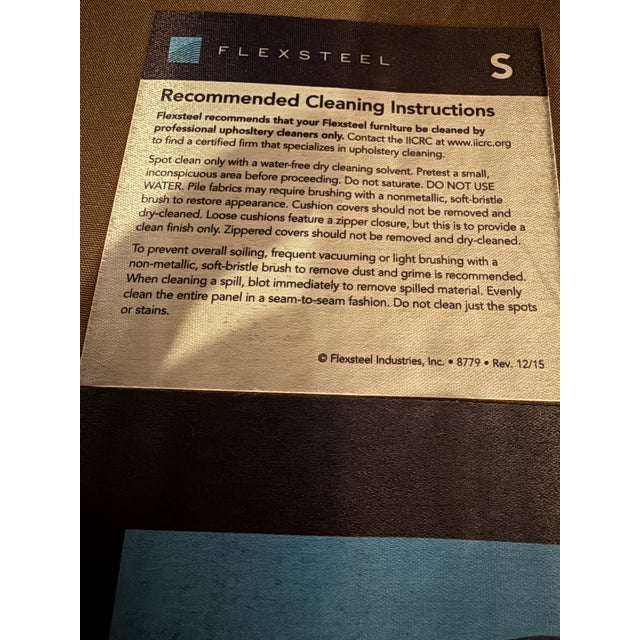 Flexsteel Belle Power Rocking Recliner, Granite For Sale - Image 11 of 11