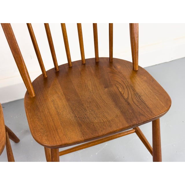 Danish Teak Dining Chairs from Tarm Stole & Møbelfabrik, 1960s, Set of 3 For Sale - Image 12 of 14