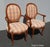 French Pair of Vintage Karges French Style Plaid Side Chairs For Sale - Image 3 of 11