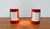 Mid-Century Modern Italian Space Age Red Model Laura Table Lamps by Olaf Von Bohr and Diego Valenti for Valenti Luce Milano, 1960s, Set of 2 For Sale - Image 13 of 18