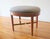 Mid-Century Modern Mid Century Modern Elephant Gray Velvet Ottoman For Sale - Image 3 of 3