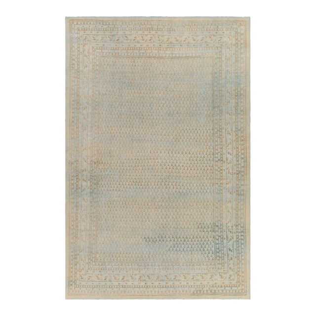 Vintage Hamadan Small Boteh Mir Motif Area Rug | Lavina For Sale