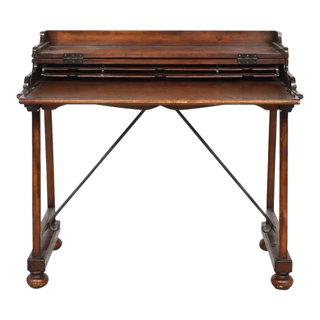 Theodore Alexander Baroque Style Tressle Desk For Sale