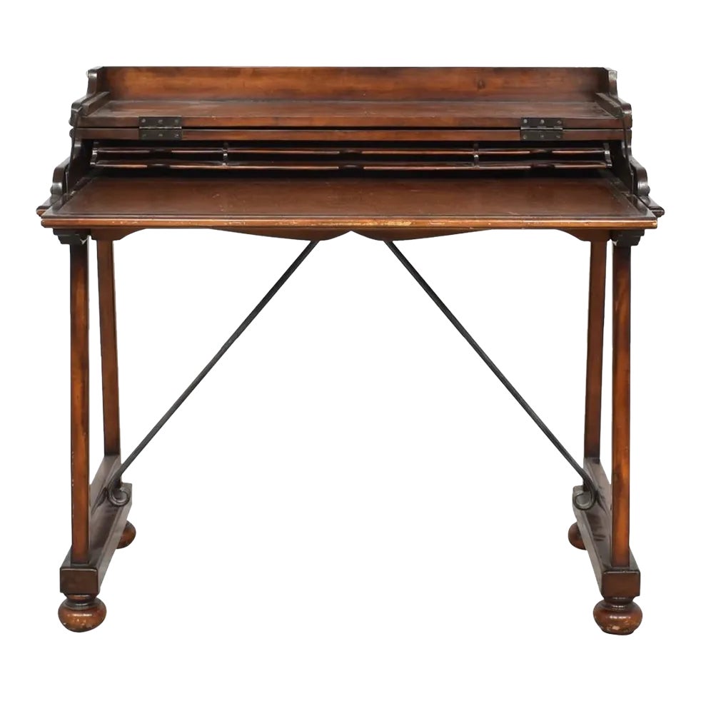 家具 Theodore Alexander Desk Theodore Alexander Flip Top Campaign Desk