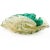 Mid-Century Modern Vintage Murano Gold Flecks Emerald Green Swirl Paint Stroke Italian Art Glass Ribbed Bowl Dish For Sale - Image 3 of 4