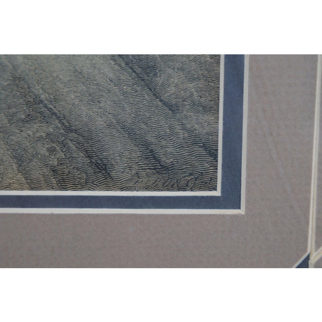 Late 19th Century Antique 19th C. Hand Colored Engraving Relaxation on Monte Pincio by E Lowenthal For Sale - Image 5 of 10