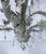 Hans Kögl Vintage Gray 5-Light Hollywood Regency Palm Tree Chandelier Attributed to Hans Kogl For Sale - Image 4 of 11