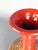 1960s Vintage Modernist Red Glazed Ceramic Vase, Italy, 1960s For Sale - Image 5 of 6