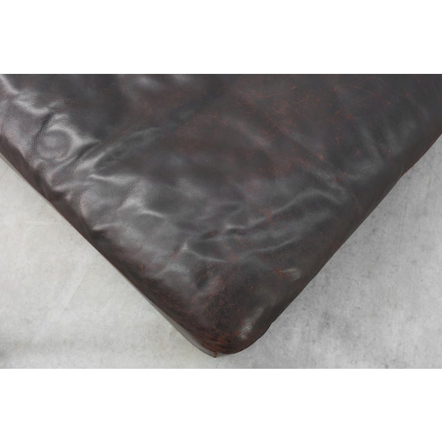 Mid-Century Modern DS‑11 Ottoman in Brown Leather from de Sede, Switzerland, 1960s For Sale - Image 9 of 11