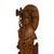 Brown Chinese Carved Guan Yin Statuary, Boxwood, Antique, Circa 1900-1940 For Sale - Image 8 of 11