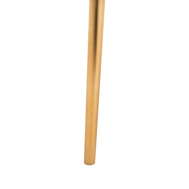 Early 21st Century Leilani Palm Leaf Side Table in Gold / Glass For Sale - Image 5 of 7