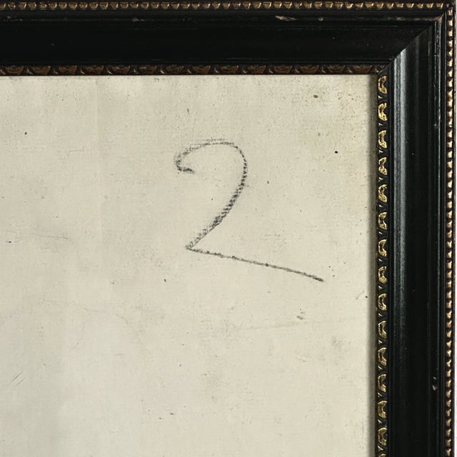 Drawing/Sketching Materials Antique Michelangelo Sculpture Classical Sketch, Signed (1880, Charcoal/Graphite on Paper) For Sale - Image 7 of 7