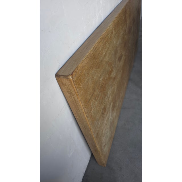 19th Century French Oak Trestle Farmhouse Dining Table For Sale - Image 10 of 12
